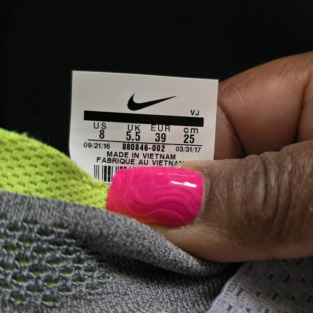 Nike Free & Flexible Flyknit Run Natural Running Shoes Sneakers Women 8 880846 - Picture 4 of 4